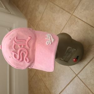 Pink st louis adjustable hat